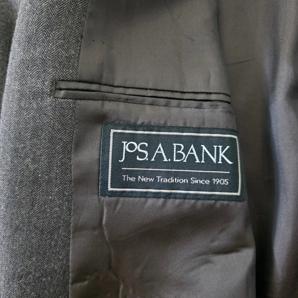 Jos A Bank Mens Brown 100% Wool Blazer Sport Coat Regal Fit 50 Short